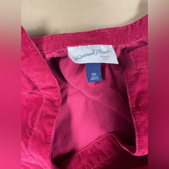 Corduroy v neck blouse - Picture 4 of 8